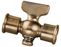 Tel-Tru Brass Gauge Cock